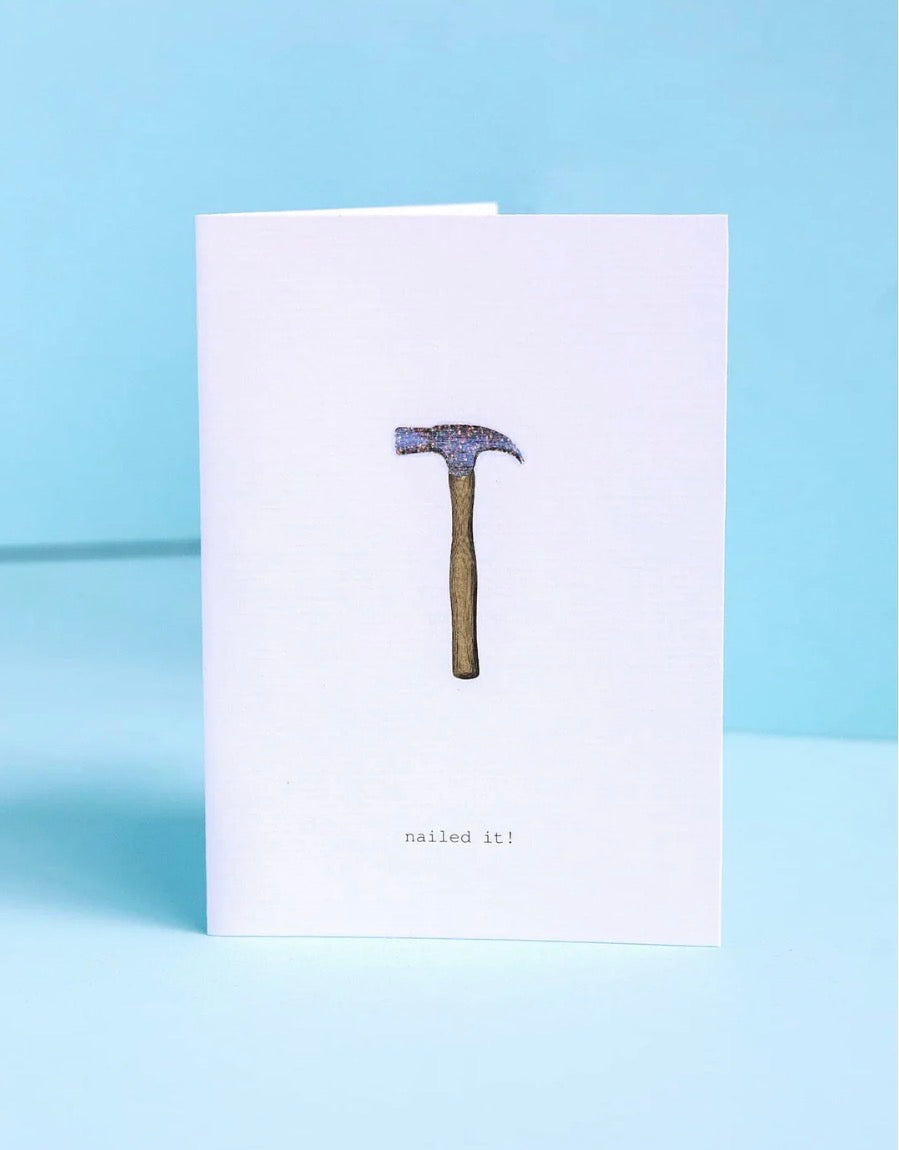 Nailed It Greeting Card