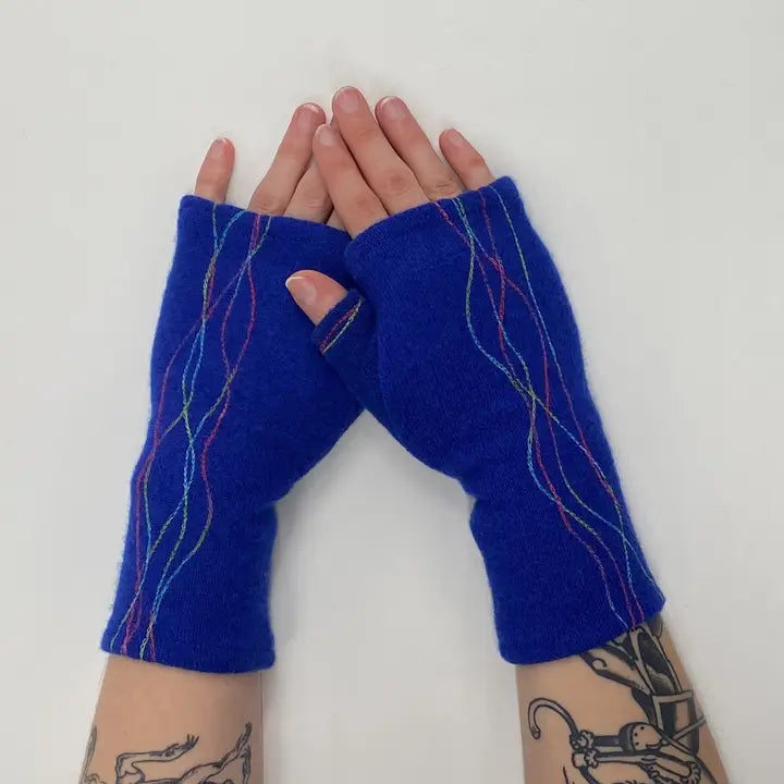 Fingerless Cashmere Gloves | Squiggle