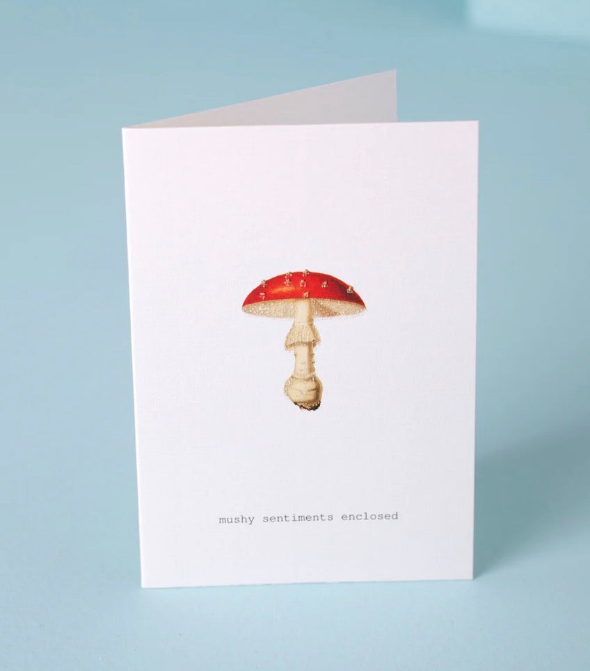Mushy Sentiments Greeting Card