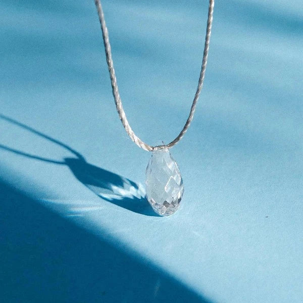 Light Prism Crystal Necklace Slider | Hyevibe