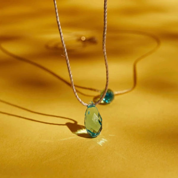 Light Prism Crystal Necklace Slider | Hyevibe