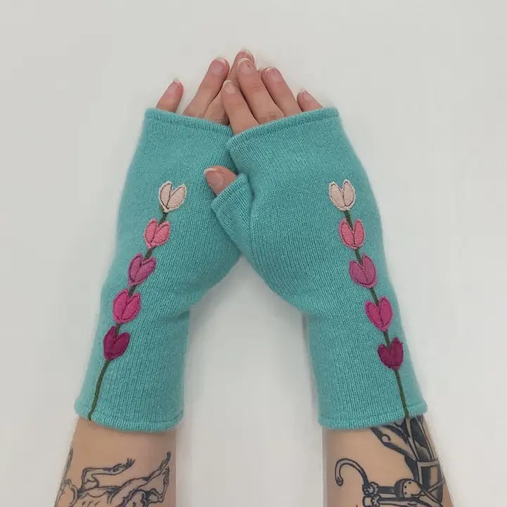 Fingerless Cashmere Gloves | Lupine