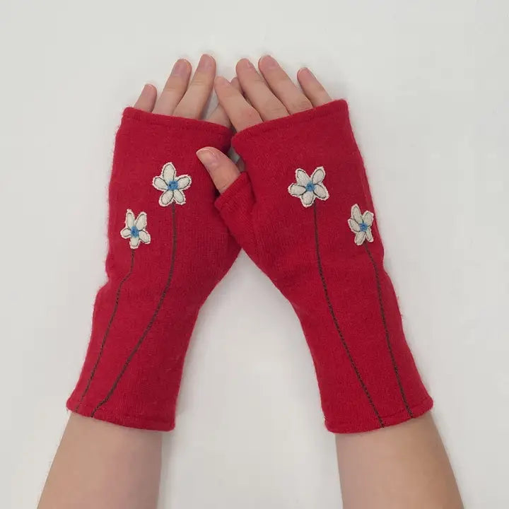 Fingerless Cashmere Gloves | Wildflower
