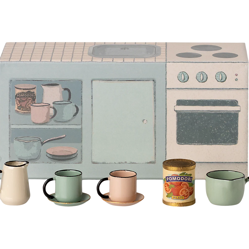 Kitchen Counter Mouse Cooking Set