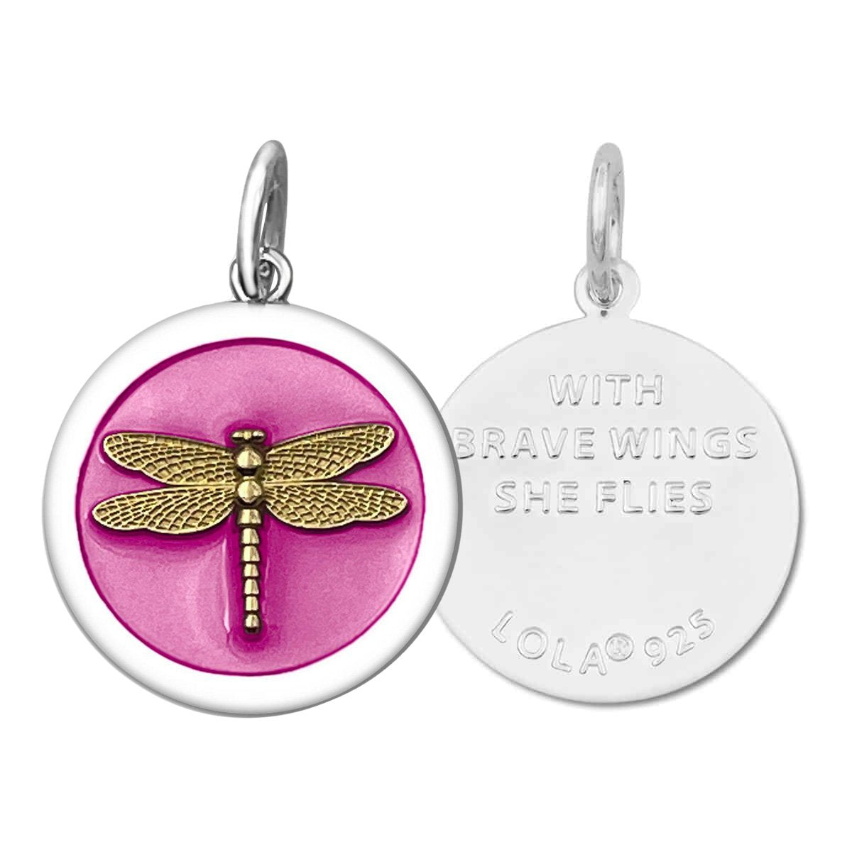 Lola Dragonfly Pendant | Gold