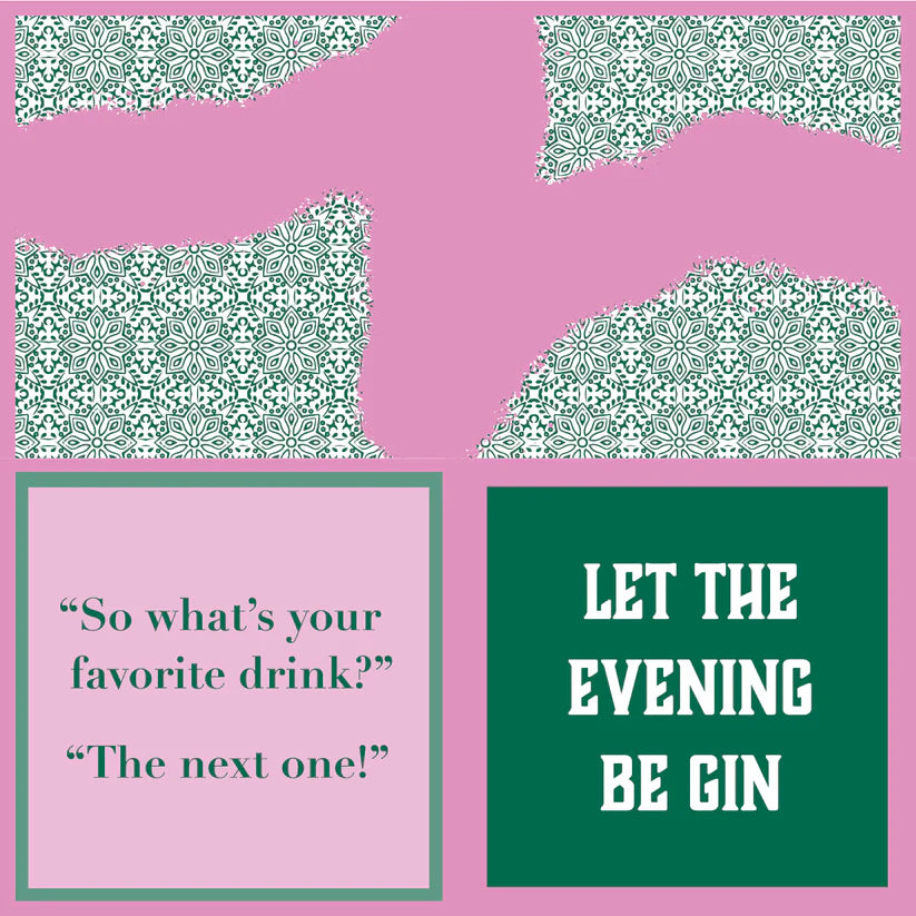 Double-Sided Cocktail Napkin