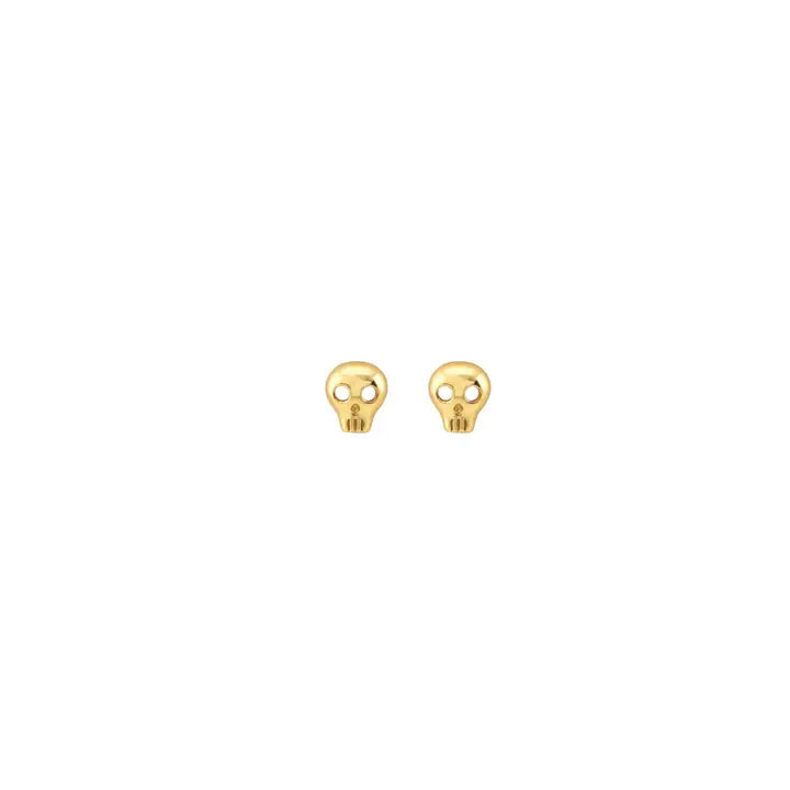 Tiny Skull Stud Earrings