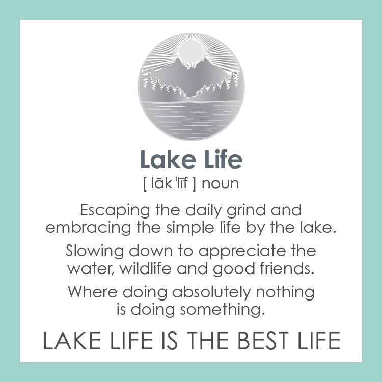 Lola Lake Life Pendant | Silver