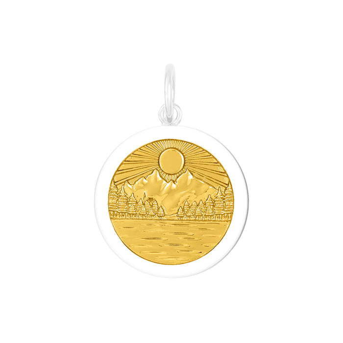 Lola Lake Life Pendant | Silver