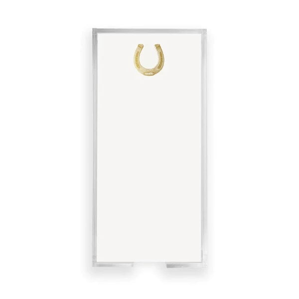Gold Foil Horseshoe Notepad | Buck