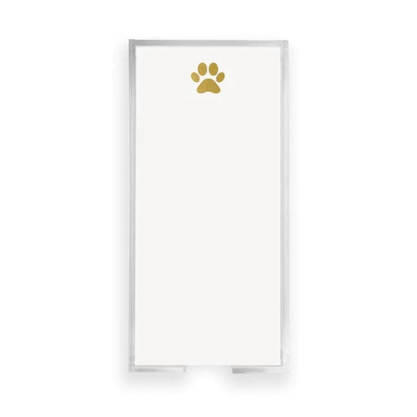Gold Foil Paw Notepad | Buck