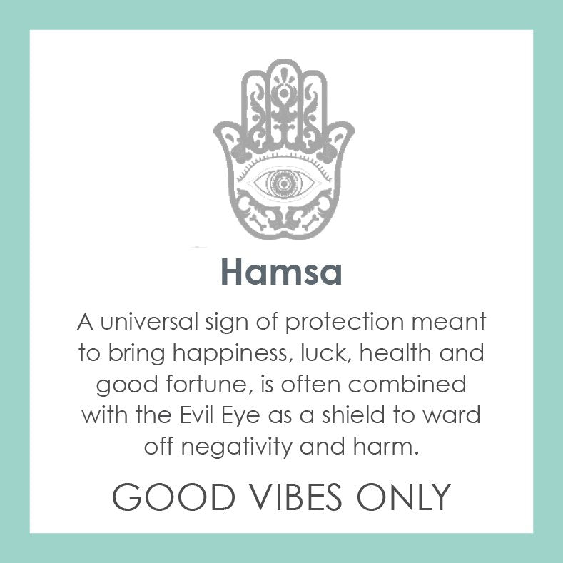 Lola Hamsa Pendant | Silver