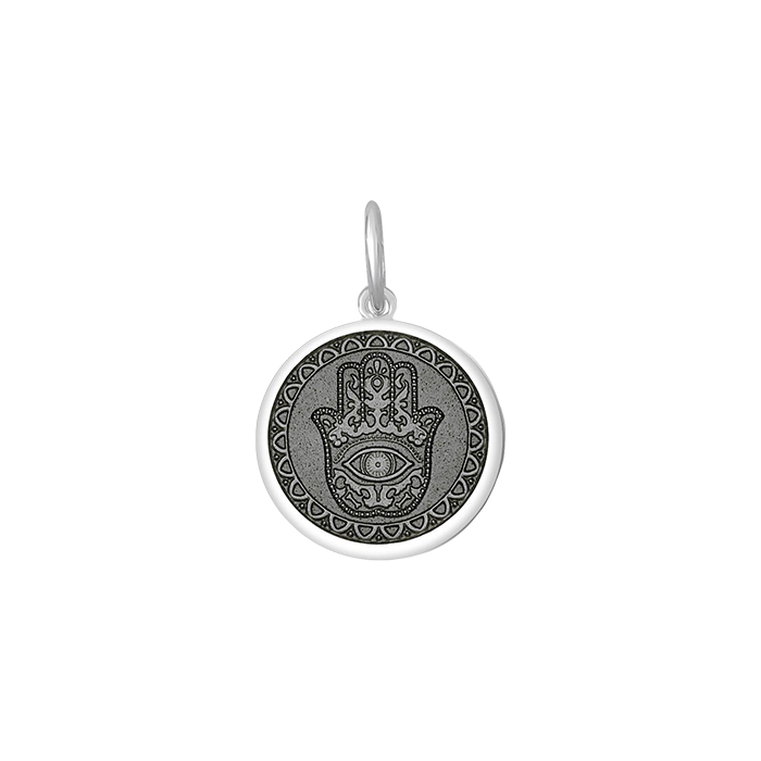 Lola Hamsa Pendant | Silver