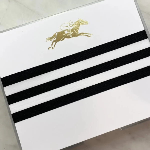 Gold Foil Jockey Notepad | Luxe