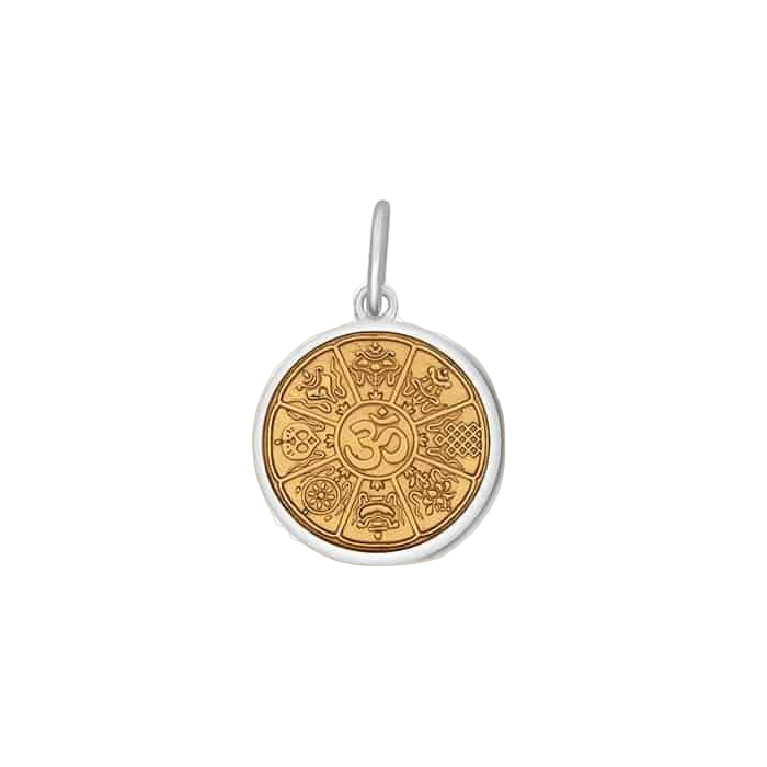 Lola Om Pendant | Silver