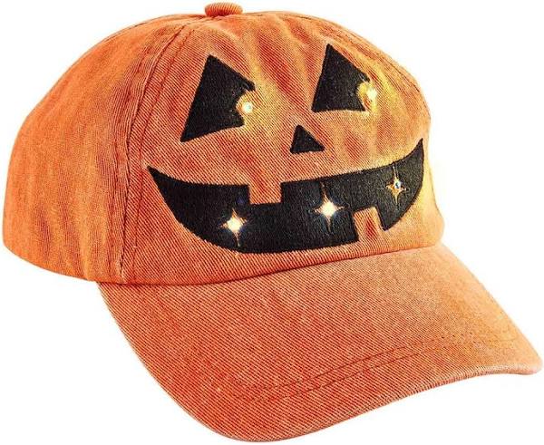 Halloween Light-Up Baseball Hat for Kids