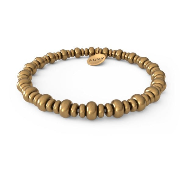 Triple Rondelle Stretch Bracelet
