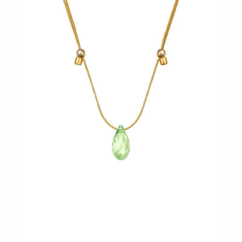 Light Prism Crystal Necklace Slider | Hyevibe