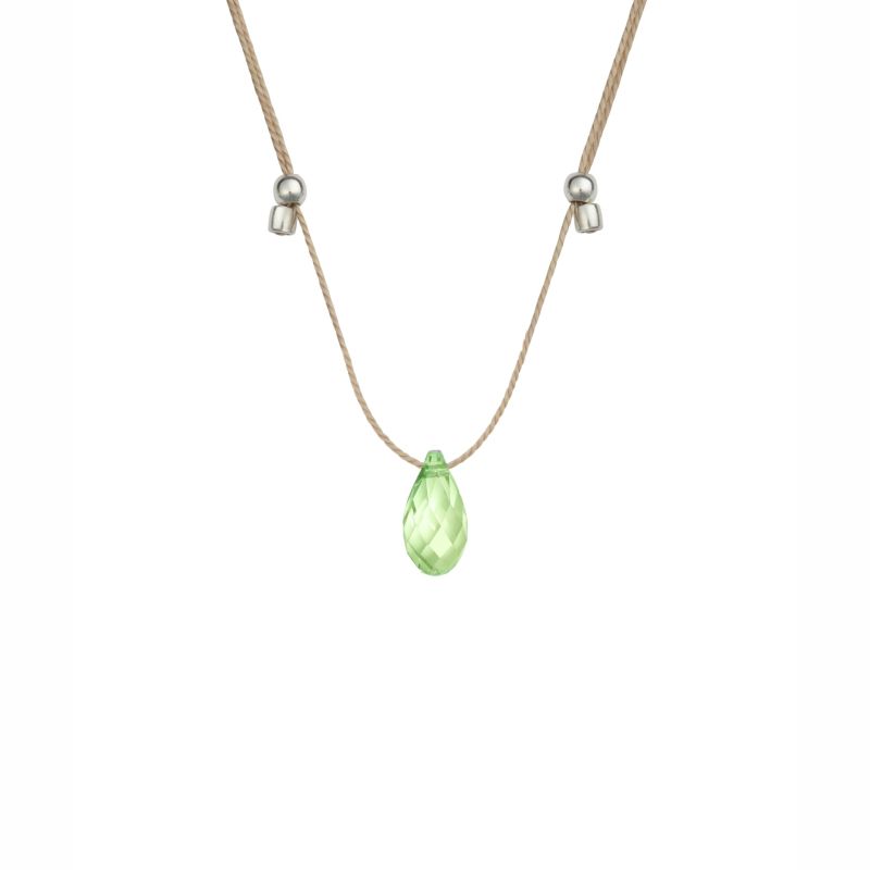 Light Prism Crystal Necklace Slider | Hyevibe