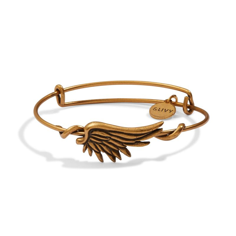 Symbol Wrap Angel Wing Bracelet
