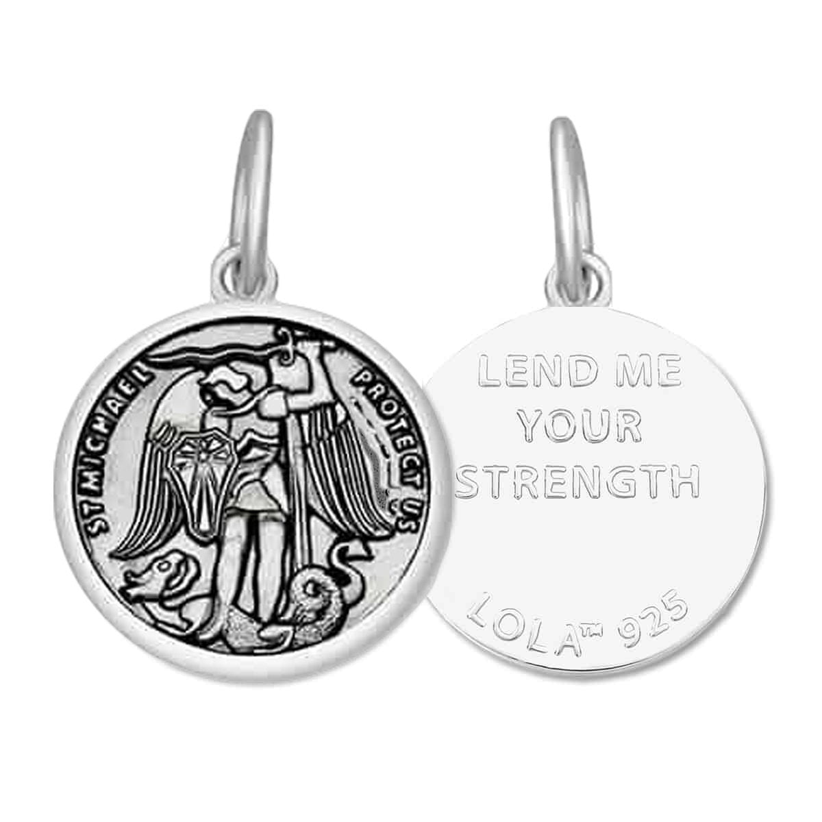 Lola St. Michael Pendant | Silver
