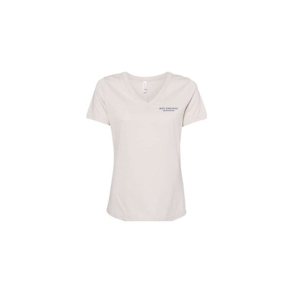 Hot Springs Bella V-Neck Tee | Dust