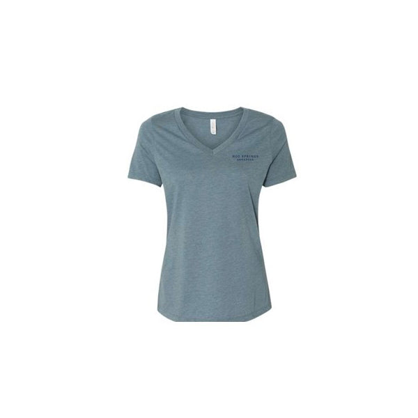 Hot Springs Bella V-Neck Tee | Slate