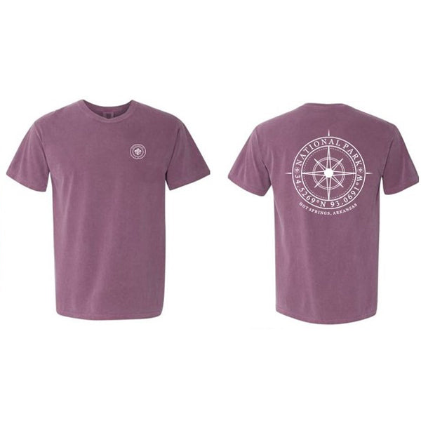 National Park Compass Tee | Berry