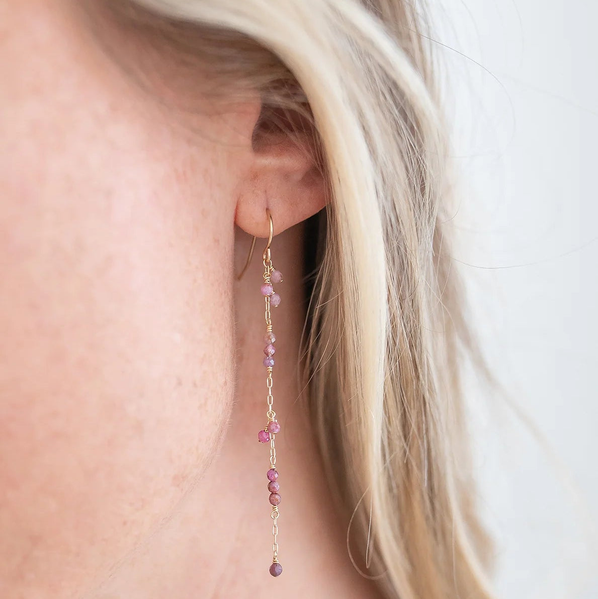 Ruby Illumine Earrings