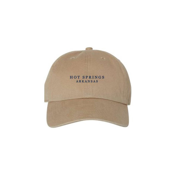 Hot Springs Arkansas Cap | Navy Thread