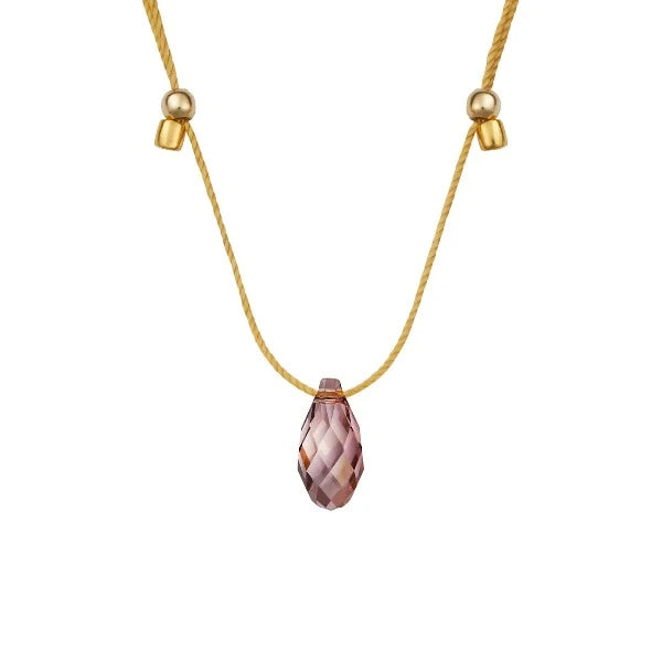 Light Prism Crystal Necklace Slider | Hyevibe