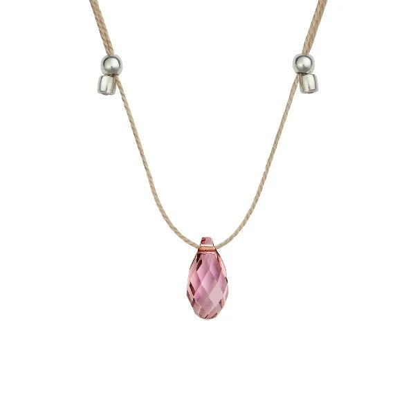 Light Prism Crystal Necklace Slider | Hyevibe