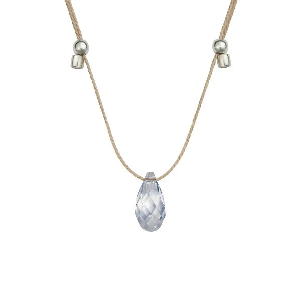 Light Prism Crystal Necklace Slider | Hyevibe