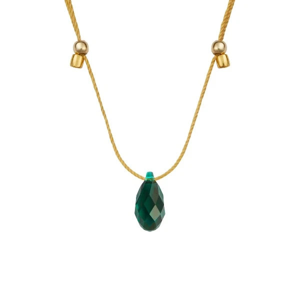 Light Prism Crystal Necklace Slider | Hyevibe