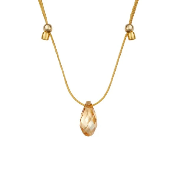 Light Prism Crystal Necklace Slider | Hyevibe