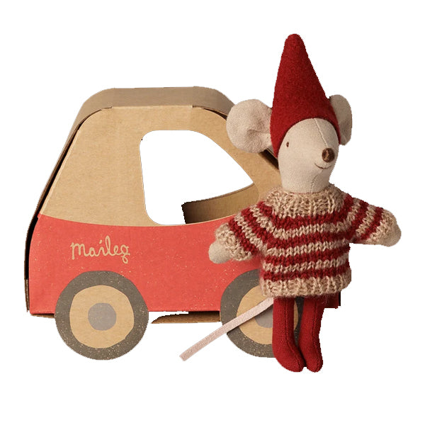 Christmas Mouse in Car Box