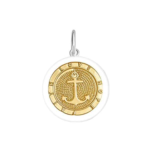 Lola Anchor Pendant | Silver