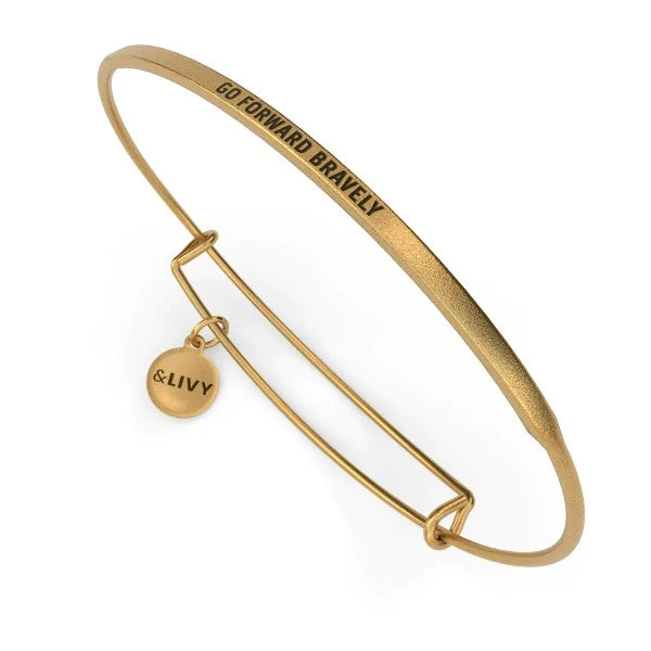 Go Forward Bravely Bangle | Posy