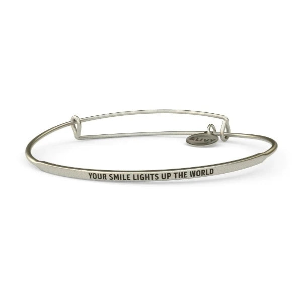 Your Smile Lights Up the World Bangle | Posy