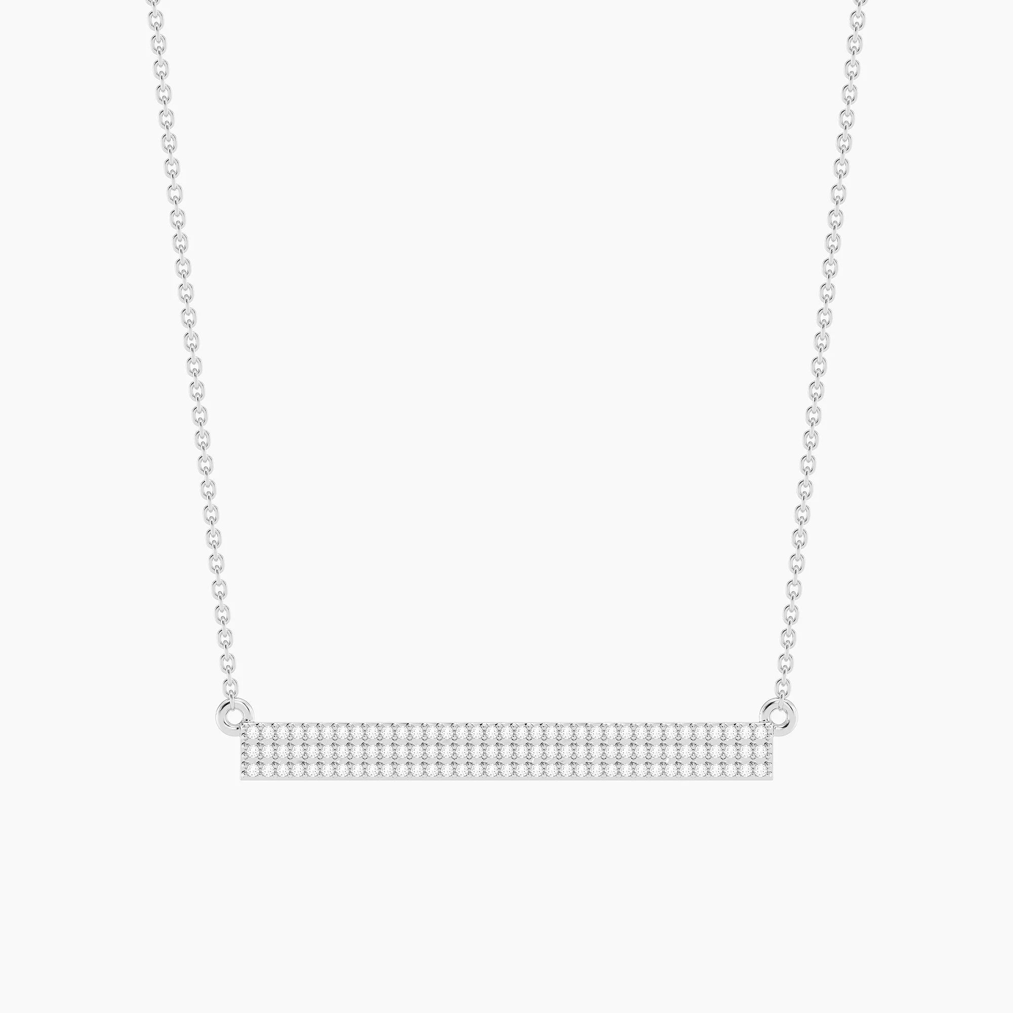 Tell Me Straight Pendant Necklace