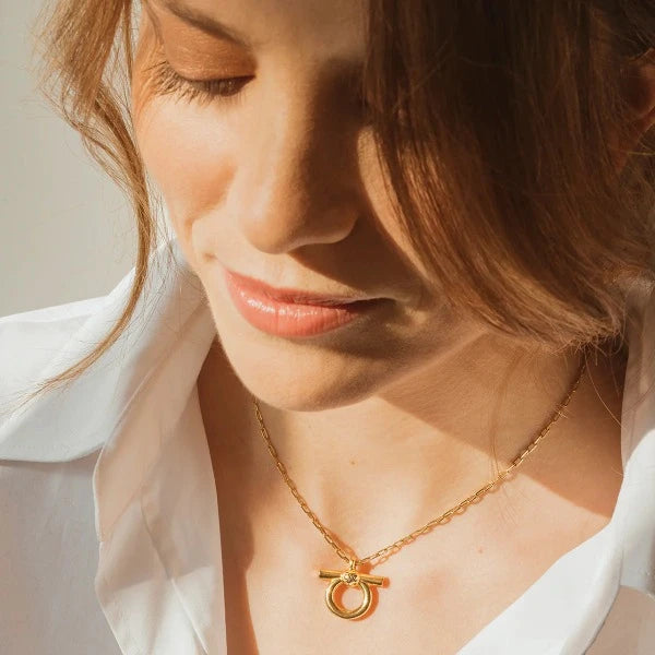 Mini Omega Necklace | Gold Plated