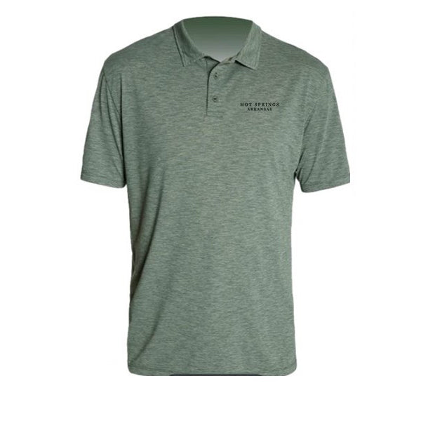 Hot Springs Premium Performance Polo | Black Thread