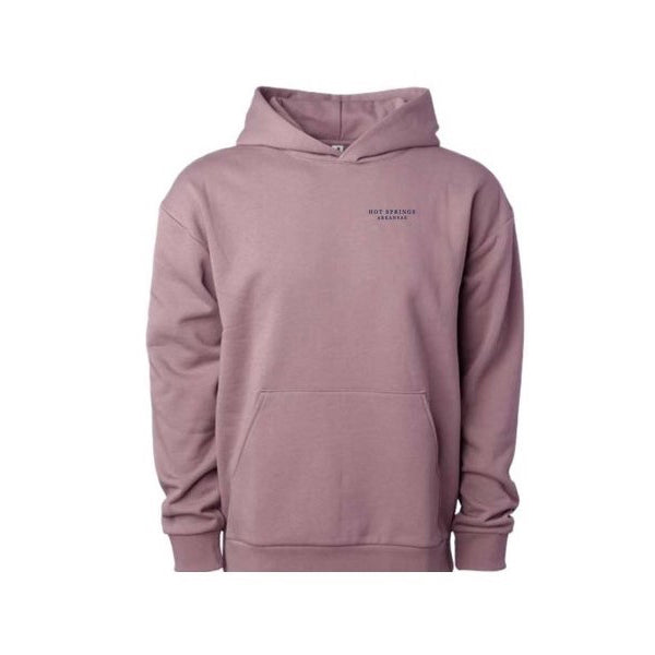 Hot Springs Avenue Hoodie Sweatshirt | Navy Thread