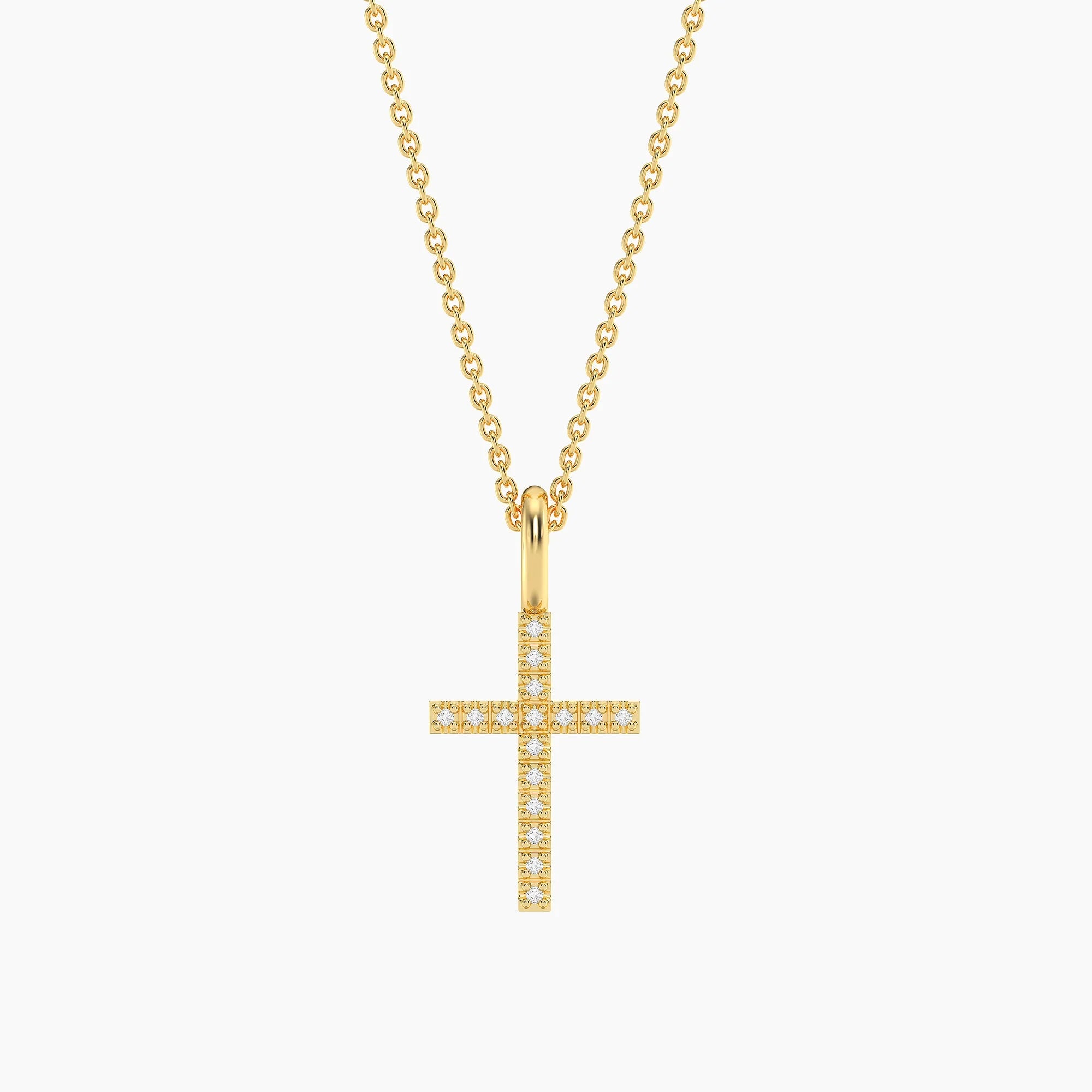 Faith Hope Love Always Cross Pendant Necklace
