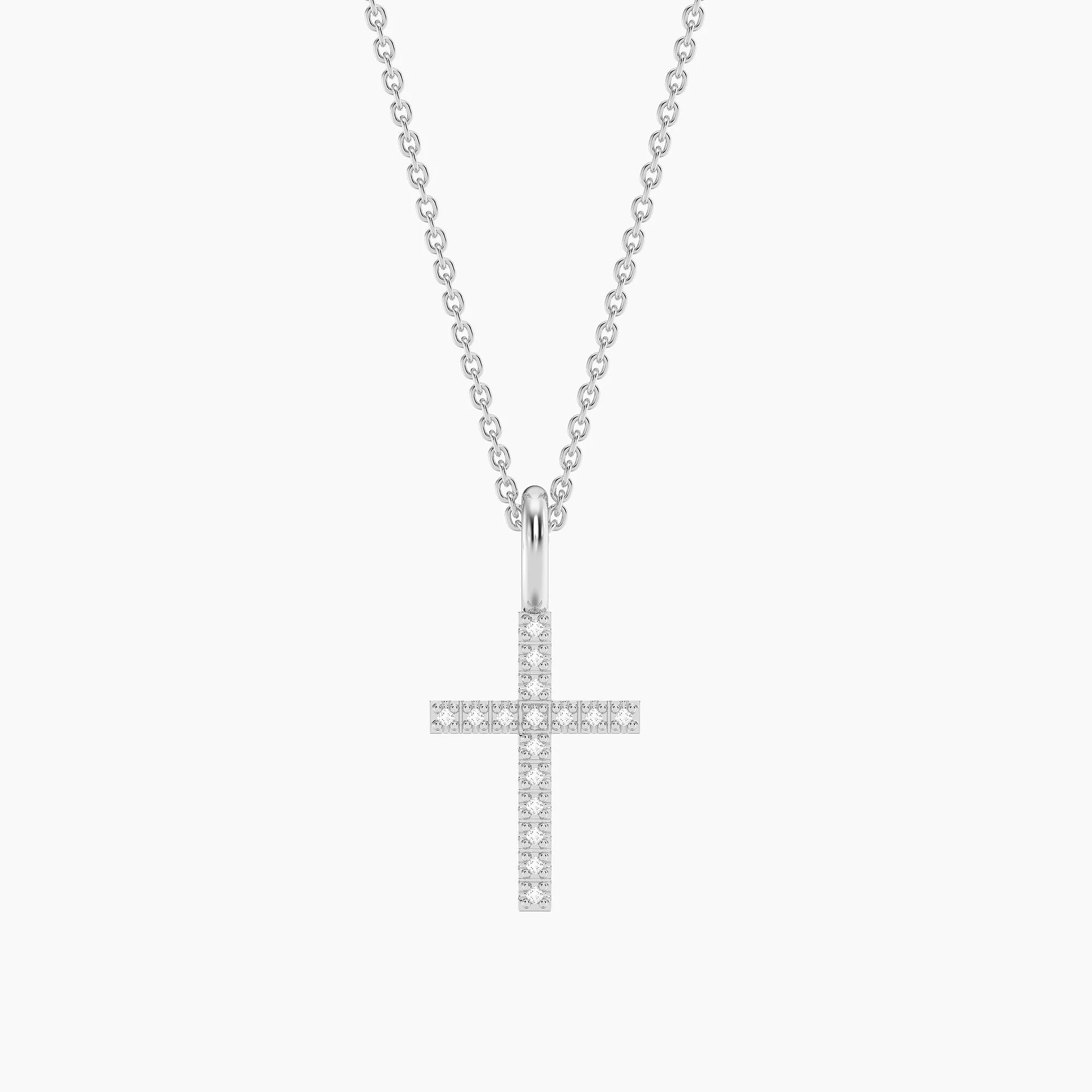 Faith Hope Love Always Cross Pendant Necklace
