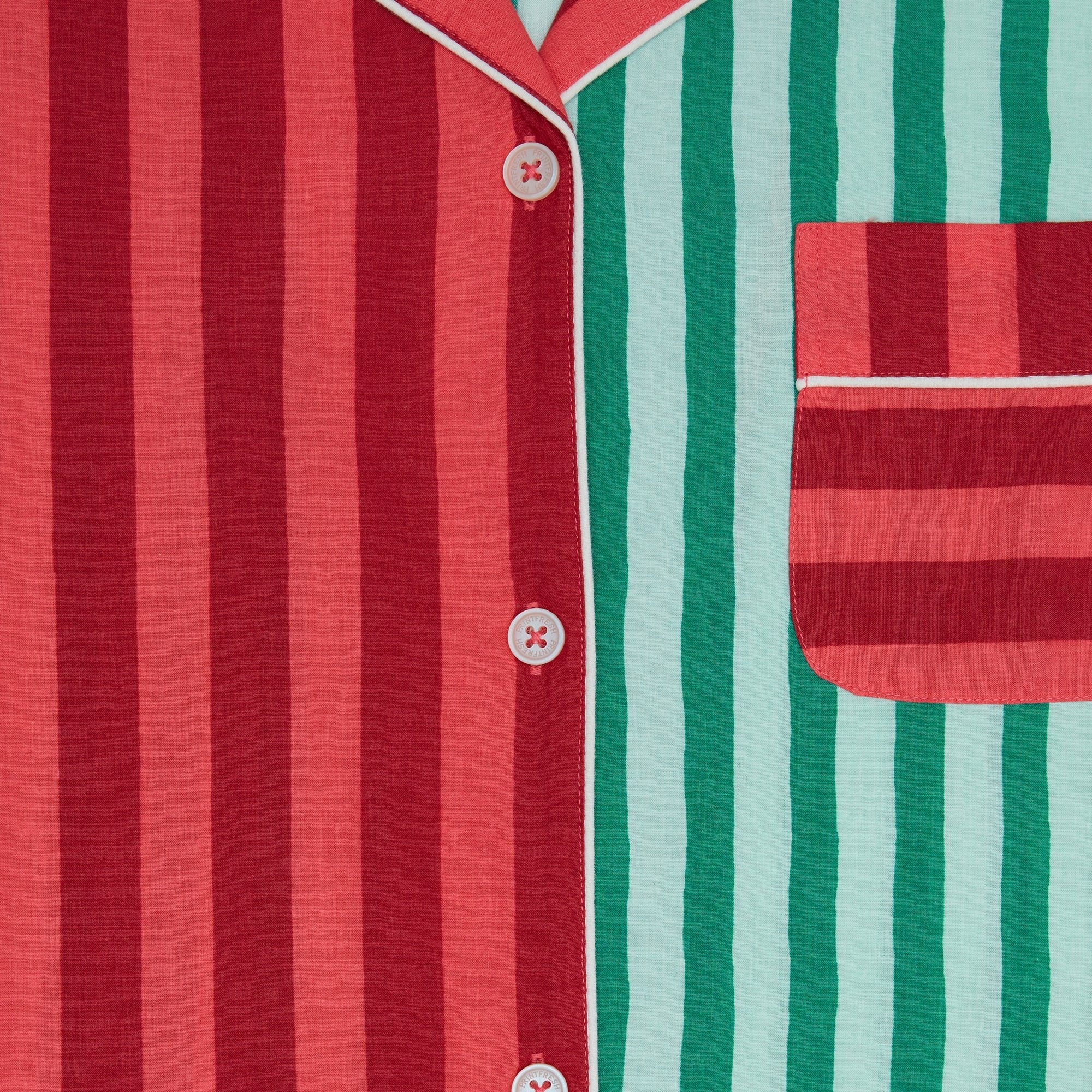Long PJ Set | Holiday Stripes