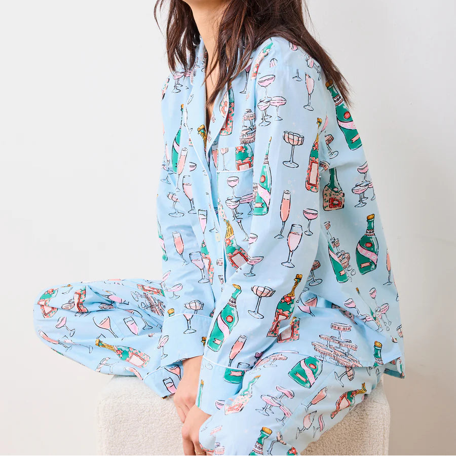 Long PJ Set | Champagne Tower