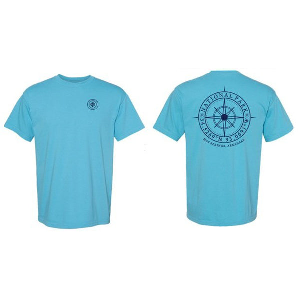 National Park Compass Tee | Sapphire