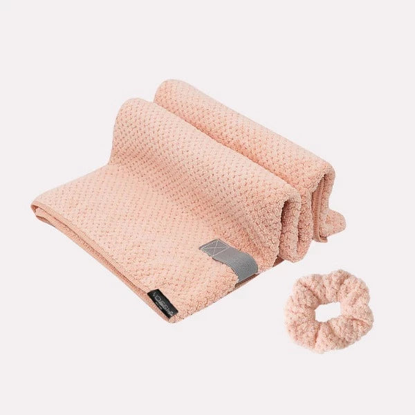 Hair Towel and Scrunchie Set