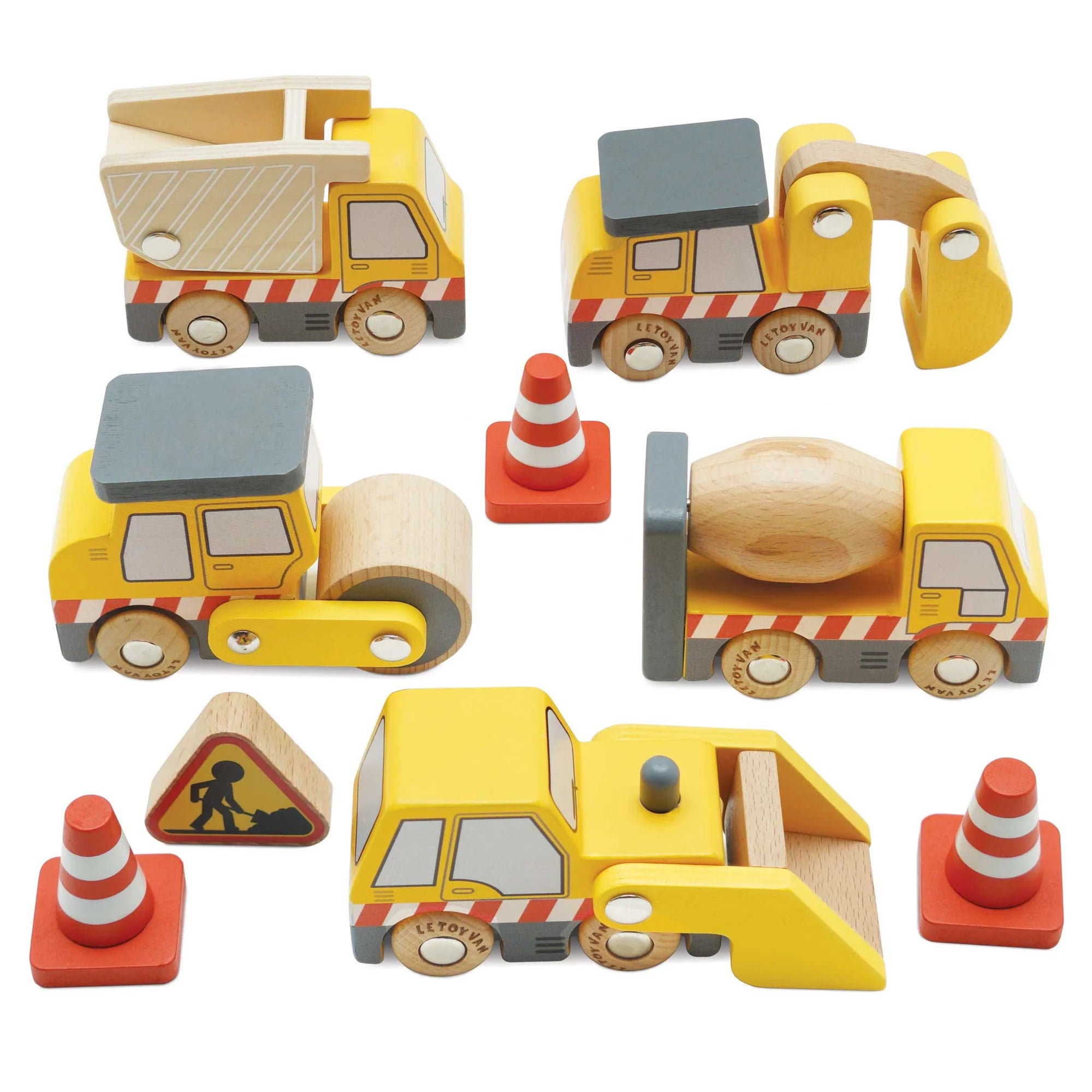 Construction Toy Cars, Trucks & Diggers Set